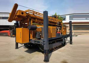 China 48T Pneumatic Water Borehole Drilling Machine With Heavy Duty Steel Track wholesale
