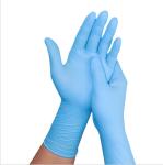 Customized S M L 3.5g Blue Medical Nitrile Gloves