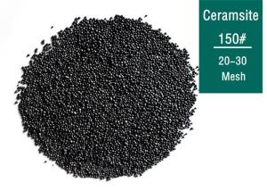 China 150# 30 Mesh NFS Black Spherical Ceramsite Sand wholesale