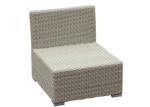 OEM Sturdy Steel Frame Durable Powder Coating Outdoor Sofa Set