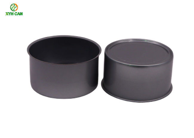 Round Tin Cans for food packing CMYK 4C Printing Food Tin Boxes 0.19mm Tinplate