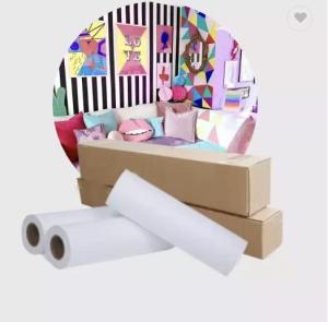 China 62'' Width 65gsm Digital Printing Heat Transfer Paper Anti - Curl wholesale