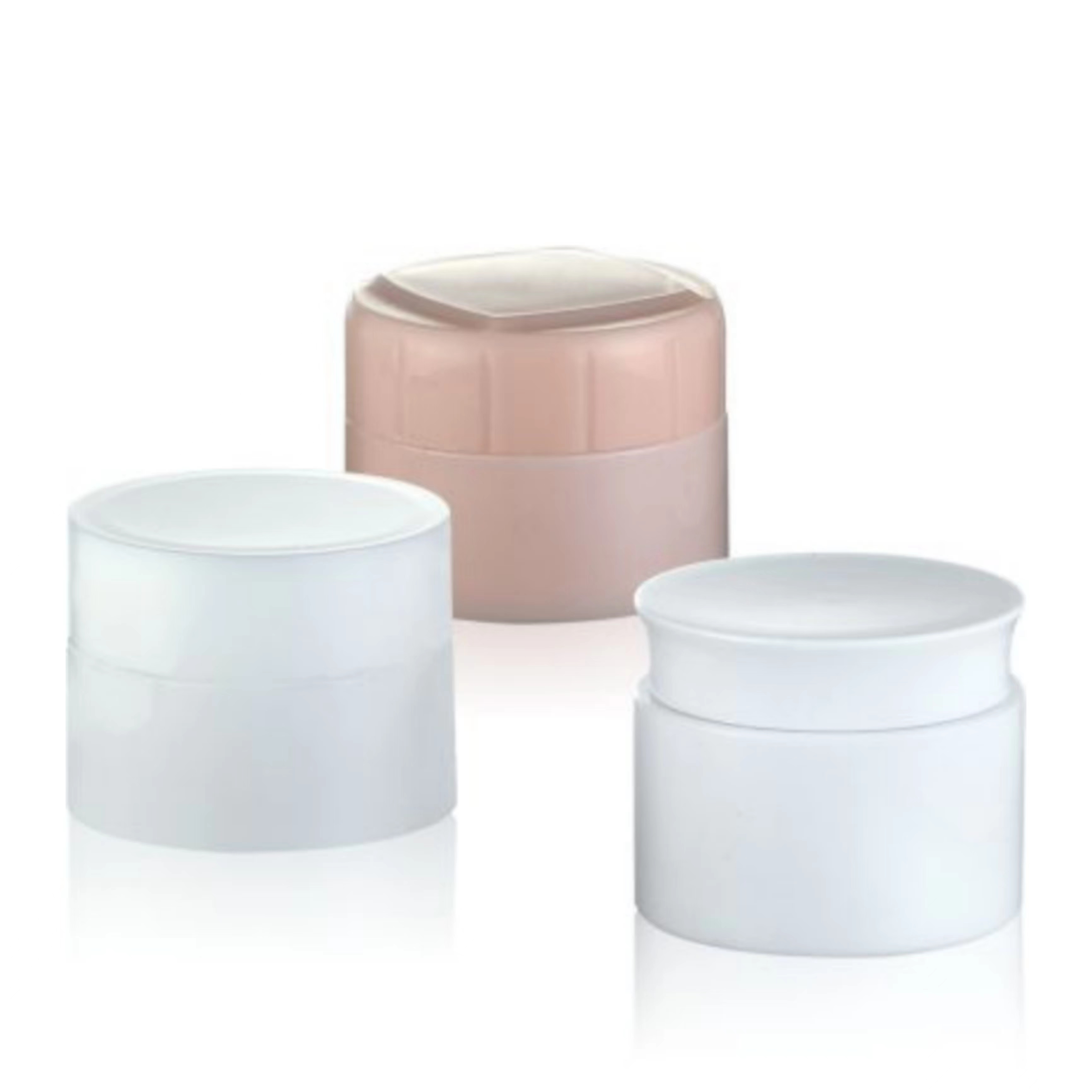 Sample Provided Freely 5ml Double Layers Plastic Cream Jar for Skincare Packaging