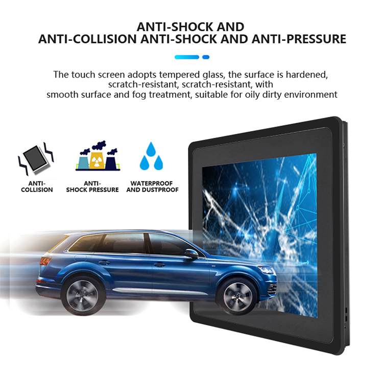 VGA/HDMI/4xUSB/1x RJ45/AUDIO/2xRS232/MIC/EAR Industrial Android Panel PC with Touch Screen