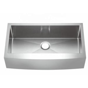 China Household Apron Stainless Steel Kitchen Sink With Sound-Seadening Pads wholesale