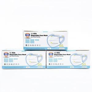 China 50 Pcs 3 layer GBT32610-2016 Disposable Face Mask wholesale