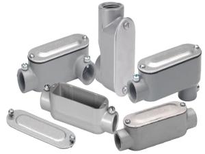China Powder Coating Stainless Steel Conduit Fittings , Custom Rigid Metal Conduit Fittings wholesale
