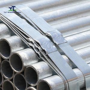 China Scaffolding Galvanized Iron Pipe , Galvanized Round Tube Q235B EN39 BS1139 wholesale