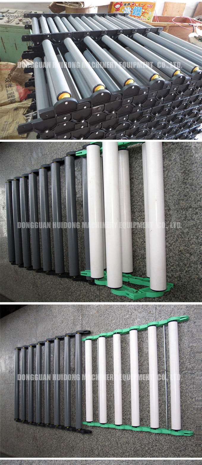 Light Portable Electric Conveyors , Small Diameter Ss Electric Roller Conveyor