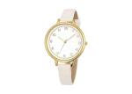 Genuine Leather Timeless Stainless Steel Women Watches Water Resistant