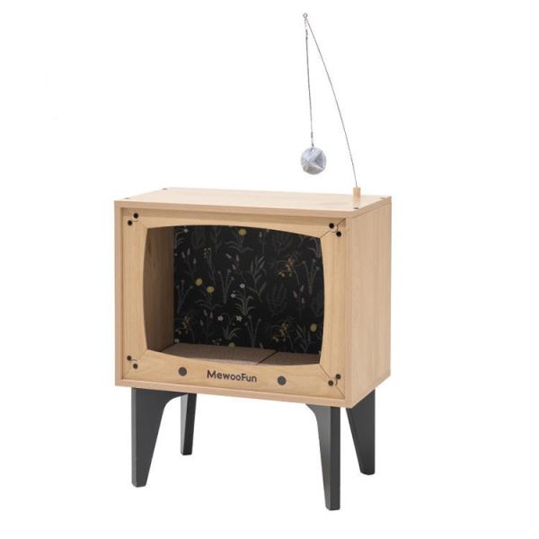 CARB Wood Pet Furniture Luxury Modern Cat Bed Furniture Cushioned