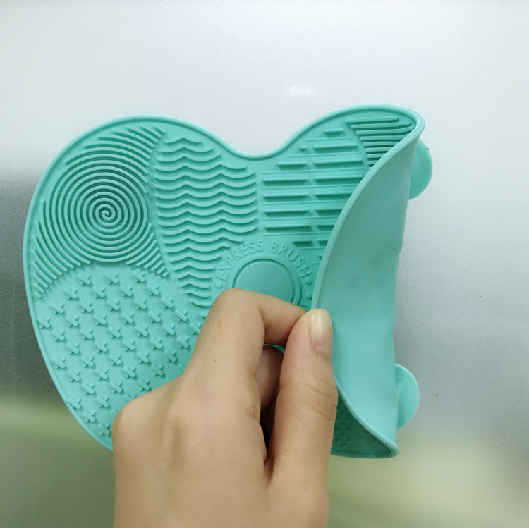 Easy Cleaning Silicone Makeup Tool Mat Anti - Oxidation With Suction Cup