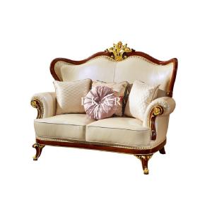 China Elegant Living Room Furniture Classic Leather Luxury Sofa Set wholesale
