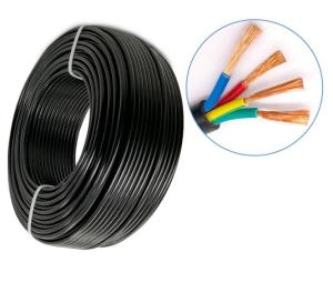 China RVV PVC Insulated Fire Resistant Control Cable 4X2.5MM2 For House wholesale
