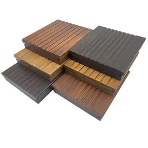 OEM Deck Bamboo Carbonized Bamboo Fiber Outdoor Flooring