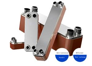 China B3-50-48D Cheap Price 10HP Heat Exchanger evaporator Copper / Stainless Steel 304/316 Brazed plate heat exchanger manufacturer wholesale