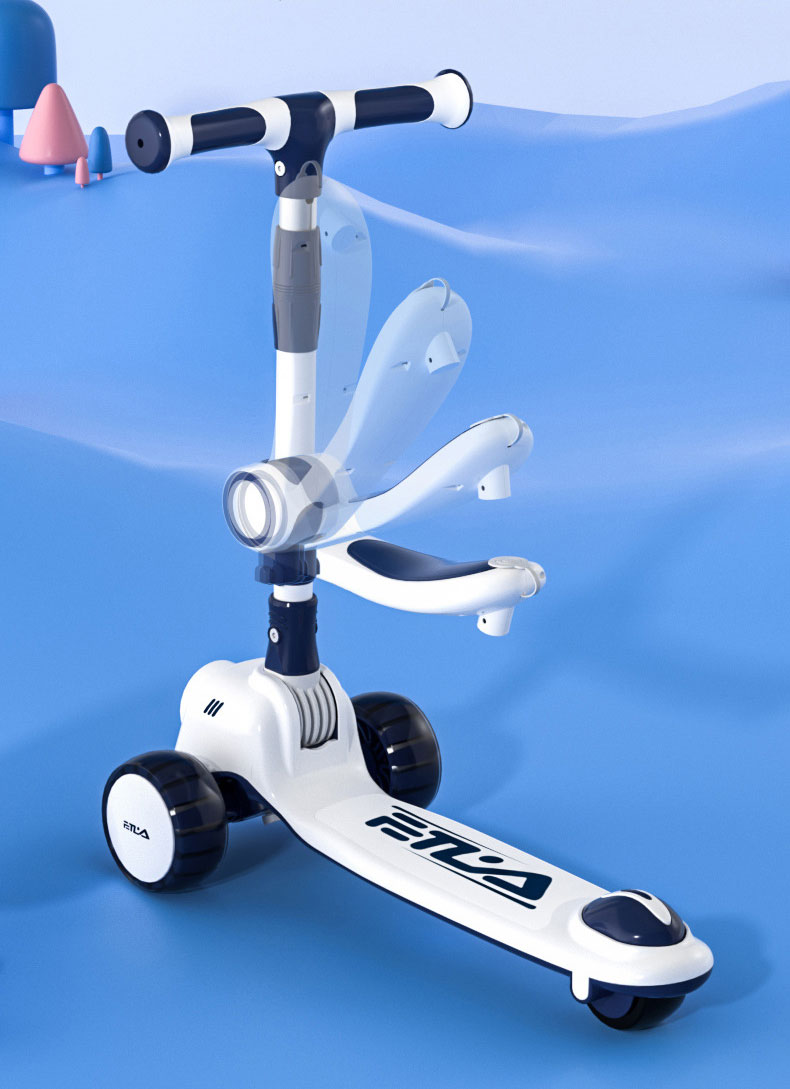 Scooter for Kids Ages 3-12 Foldable Height 4 Adjustable Collapsible Kick Scooter Max Load 200 LBS