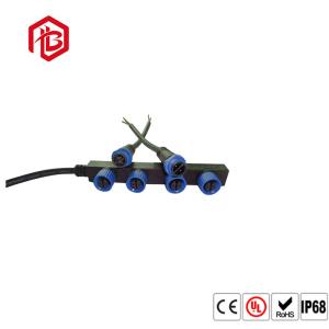 China Nylon F Shape PA66 M15 Multi Pin Connectors Waterproof wholesale