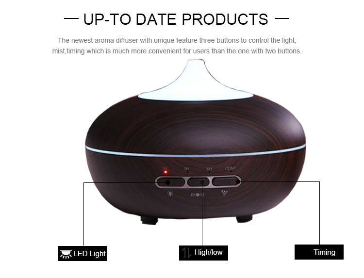 300ml Intelligent Sensor Ultrasonic Essential Oil Diffuser For Refreshing Air