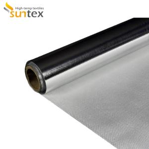 China Aluminum Foil Laminated Fabric , Fiberglass Fire Resistant Fiberglass Cloth wholesale