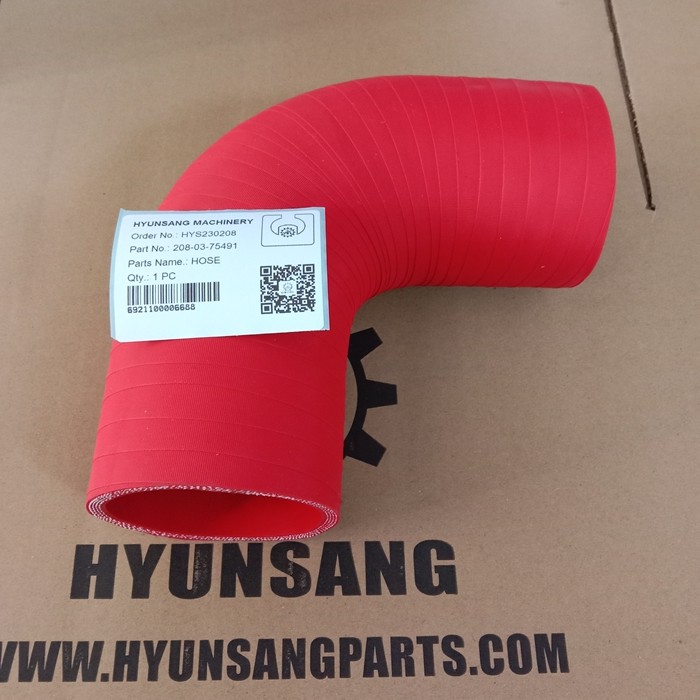 208-03-75491 2080375491 Hydraulic Hose For Excavator PC400LC-8 PC450LC-8 PC550LC-8