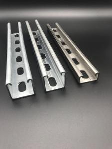 China Q235 Zinc Plated Slotted Plain Unistrut Strut Channel wholesale
