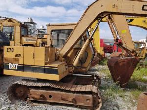 China 7 Ton Mini Crawler Excavator, Preowned Caterpillar E70 Mini Track Excavator for Sale wholesale