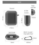 Plating 360°Protective Shockproof Airpods Silicone Case Cover Compatible with