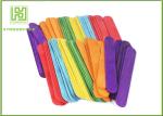 Education DIY Lollipop Natural Wood Sticks , Colored Popsicle Sticks 150 / 200mm
