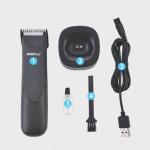 Waterproof Detachable Groin Hair Trimmer , Ultralight Electric Hair Cutting