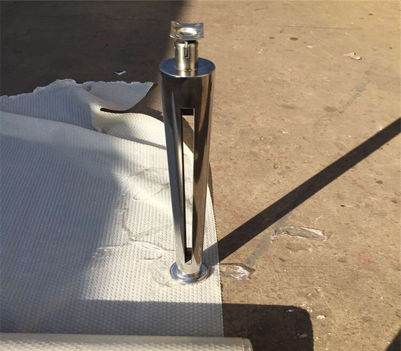 Stainless steel glass/rod balustrade posts satin /mirror finish
