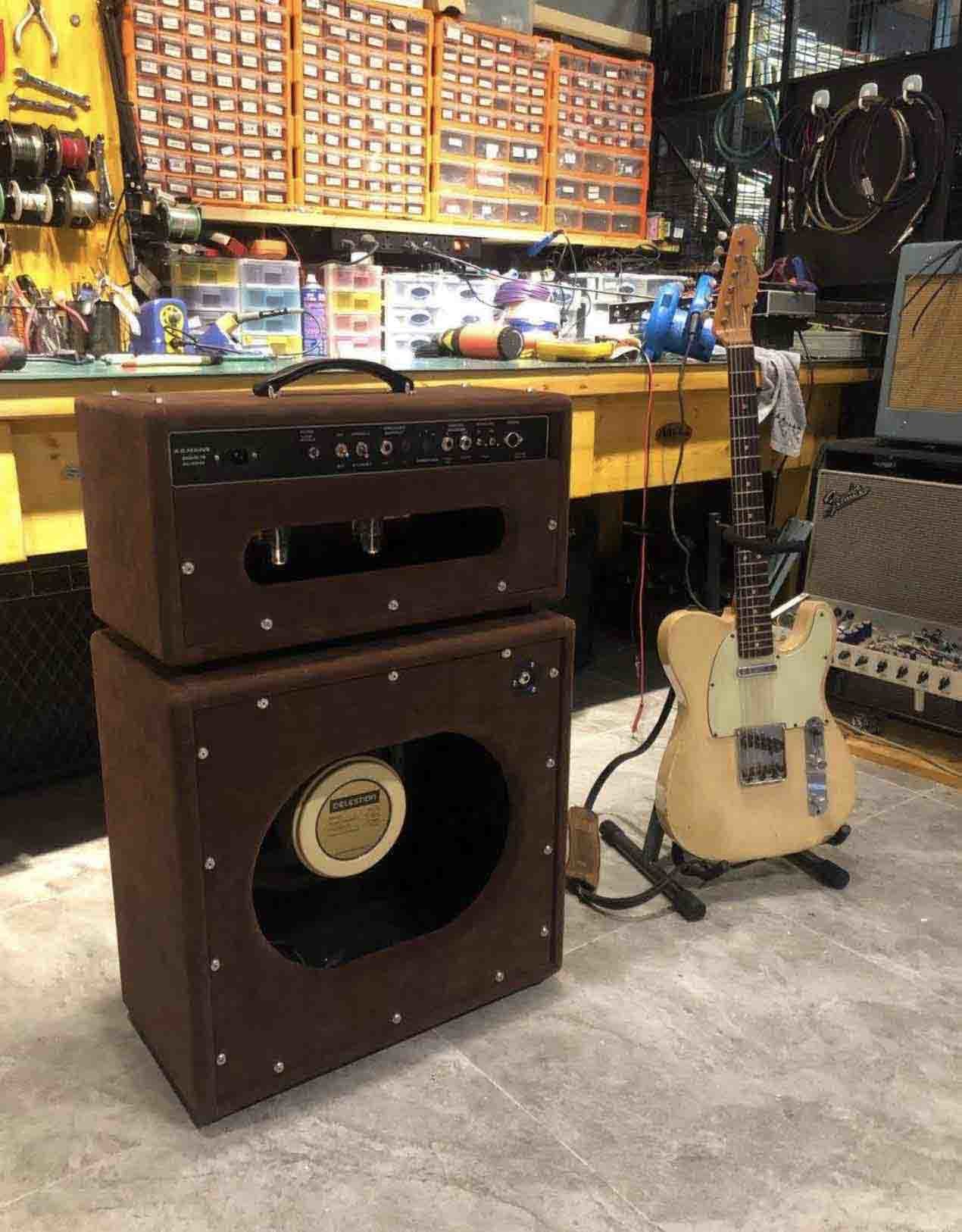 Custom Overdrive Special ODS 30W POINT TO POINT Amp Head and Combo JJ 6V6 Power Tube JJ Ecc83 Preamp Tube