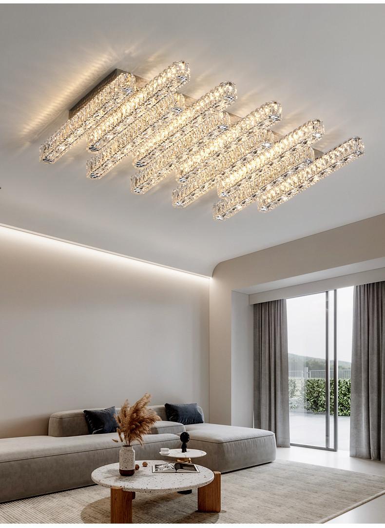 Modern Ceiling Lamp Luxury Crystal Study Bedroom Chandelier Indoor Lighting(WH-CA-103)