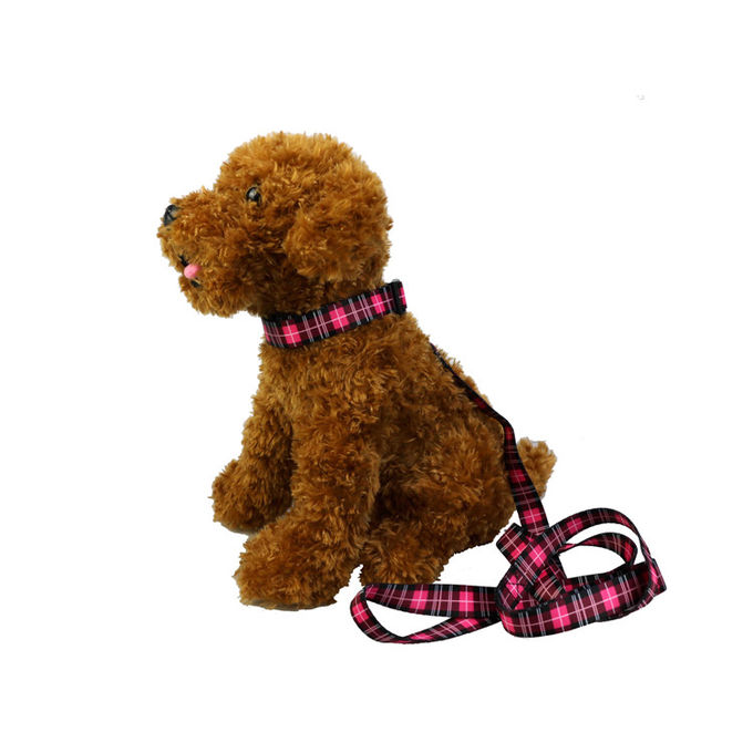 Metal Buckle Seatbelt Pet Collars Leashes 2.5CM Width OEM For Dog