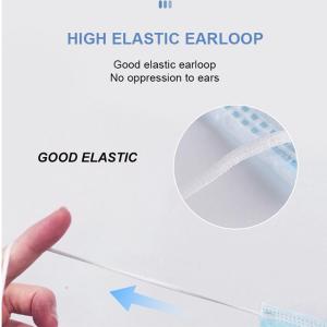 China 10pieces/Bag Nonwoven Disposable Earloop Mask With Shield wholesale