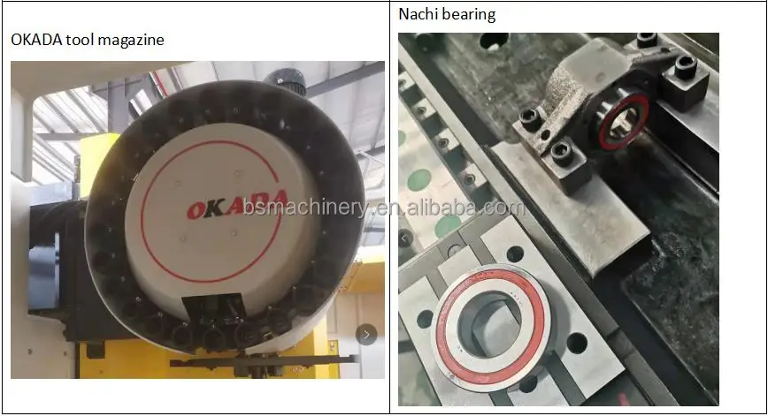 4 Axis Cnc Vertical Machining Center VMC 855 Automatic Taiwan Liner Guidway