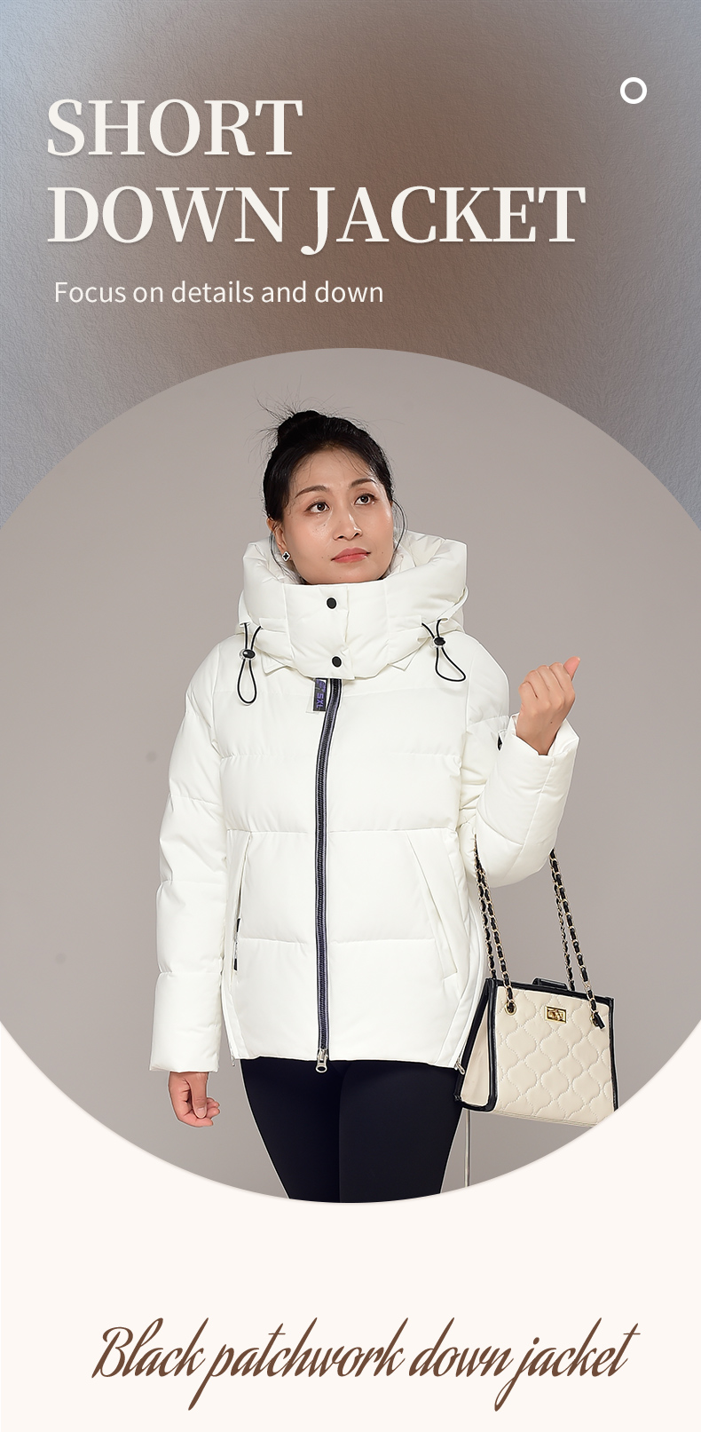 The Fine Quality FODARLLOY F23120 Ladies Warm Hooded Cotton-padded Clothes Women Slim Long Winter Jackets Women Coats