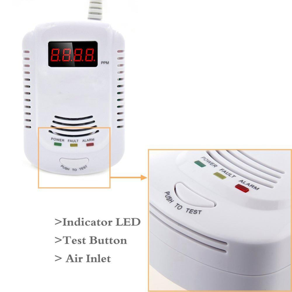 Standalone Battery Operated 85dB Co Smoke Detector Voice Alarm