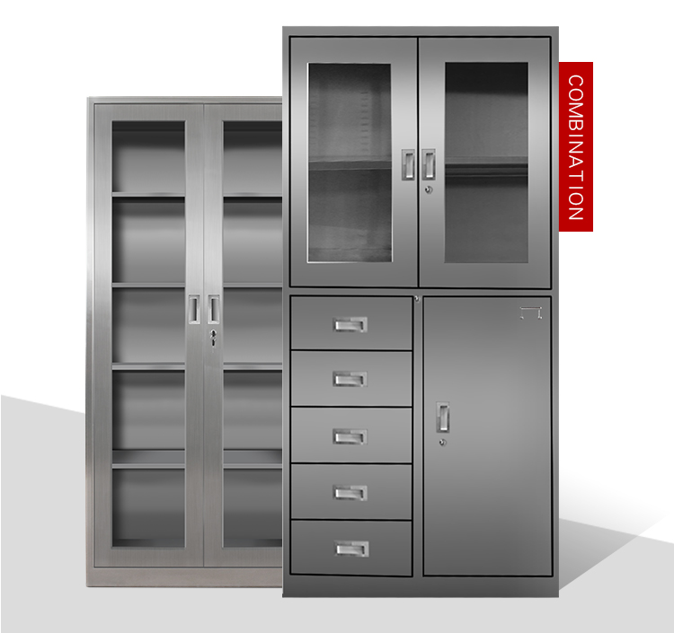 0.5mm To 1.2mm Library Stainless Steel File Cabinet
