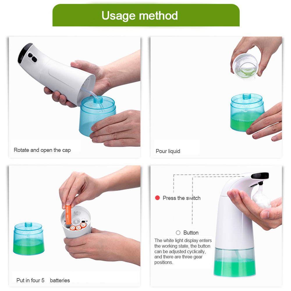 Adjustable Output Volume Rechargeable IPX4 Electric Soap Dispenser