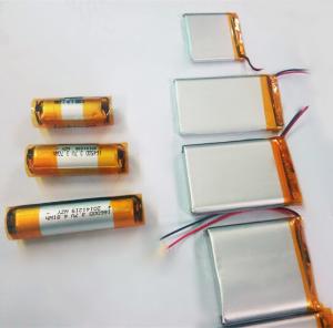 China 3.7v 30mAh 40mAh 50mAh 80mAh 100mAh 120mAh 150mAh 200mAh Lipo Battery For Werable Device wholesale
