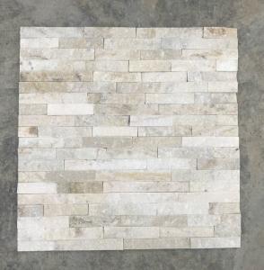 China 1.5cm Thick Non Antacid White Quartzite Stone Veneer wholesale