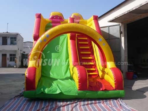 Adult / Children'S Inflatable Slides , Mini Jungle Big Blow Up Slide