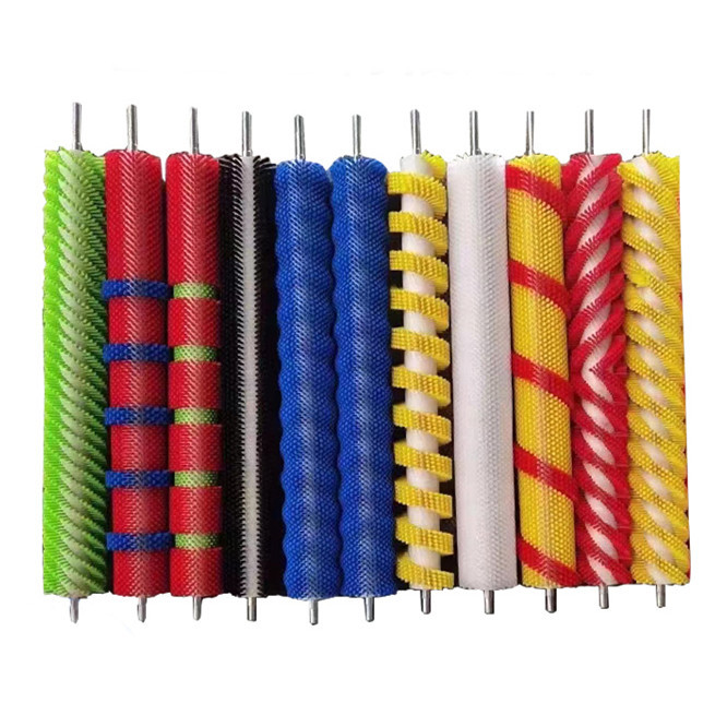 PP Conveyor Industrial Cylindrical Brush Rollers Customized