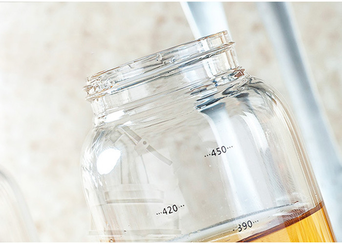 Round Olive Oil Dispenser Bottles Food Grade Stainless Steel Dropper