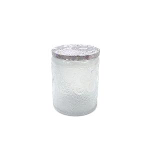 China 9.5cm*10.8cm Glass Carving Decorative Candle Holders wholesale