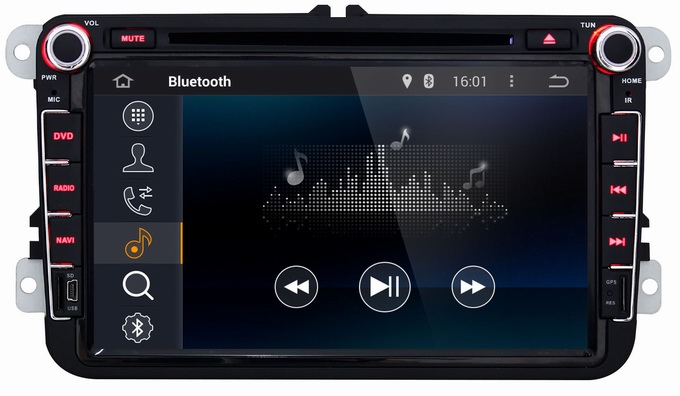 Ouchuangbo Pure Android 4.4 DVD Radio Stereo Bluetooth USB for Volkswagen Golf MK5 /Caddy
