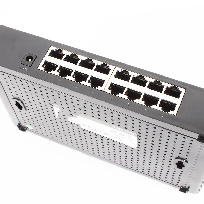 Full-Duplex Communication Mode Customizable 16 Port RJ45 Desktop Ethernet Switch 10/100Mbps Auto-Negotiation Network Switch