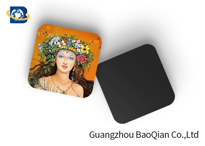 Square Wine Tea Cup Custom Printed Coasters 3D Lenticular Printing Service