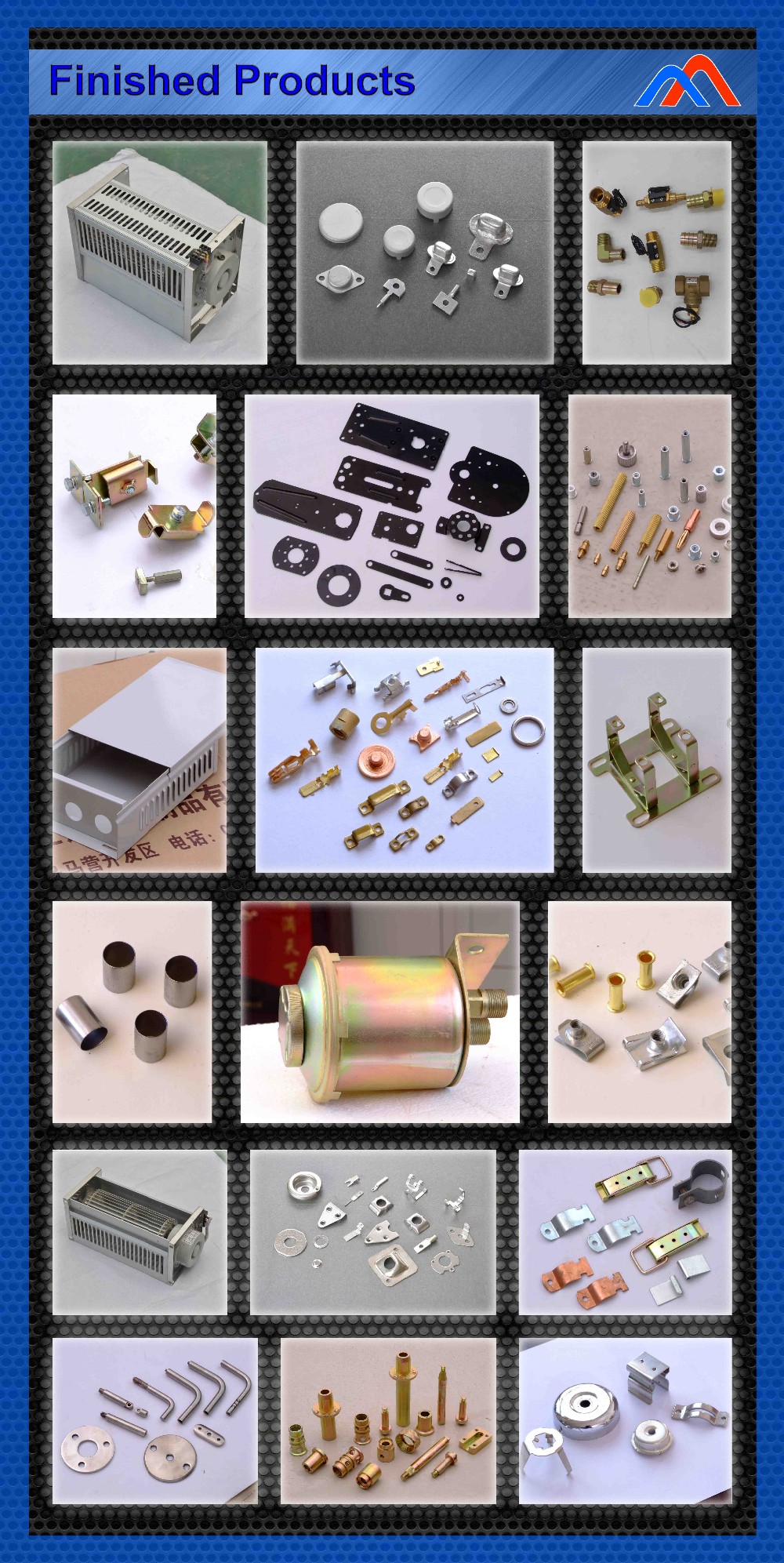 Tolerance 0.05mm Bronze Metal Wall Mount LCD TV Brackets for Precise TV Mounting